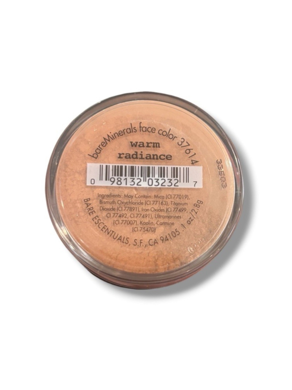 JUMBO BareMinerals - Warm Radiance - ALL OVER FACE COLOR - 2.8g